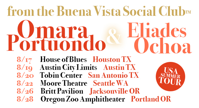 Omara Portuondo and Eliades Ochoa enchant USA Tour