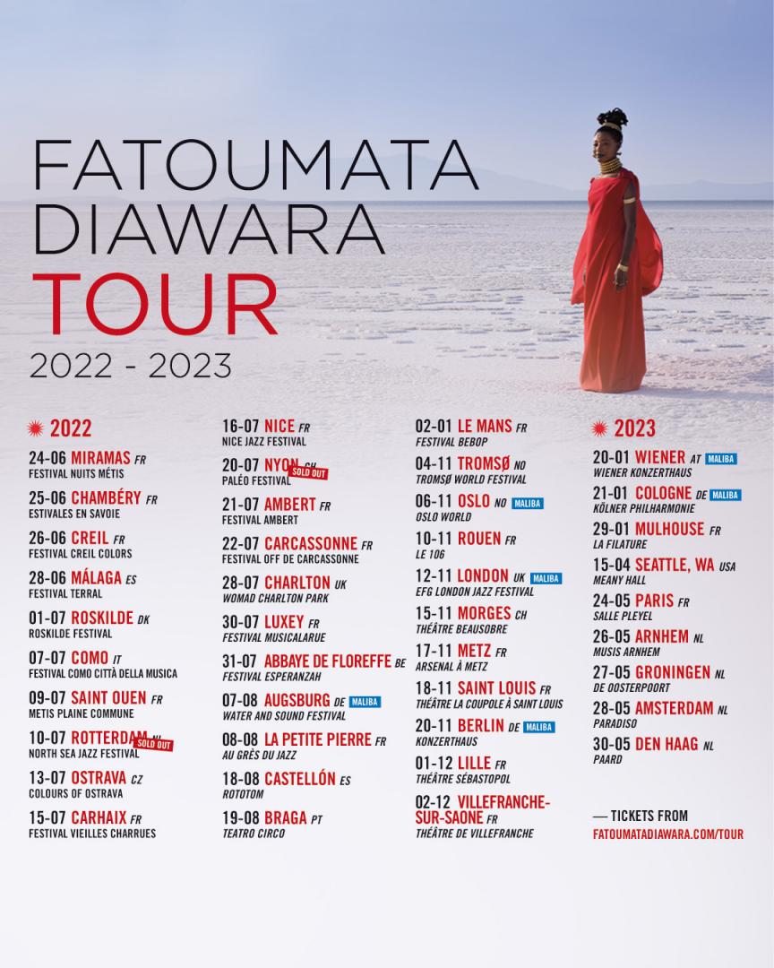 Fatoumata Diawara - NEW DATES